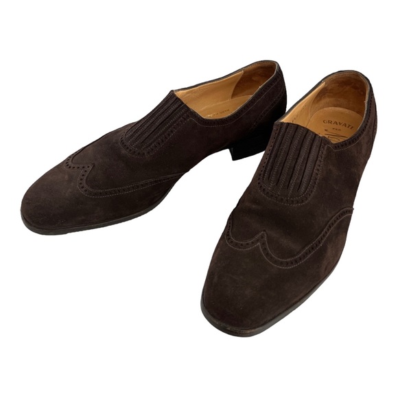 Gravati Per Neiman Marcus Shoes - Gravati Per Neiman Marcus Women’s Suede Oxfords Size 9.5N Brown